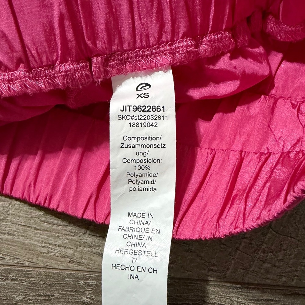 Shein Hot Pink Smocked High Waist Running Shorts XS - Picture 5 of 7